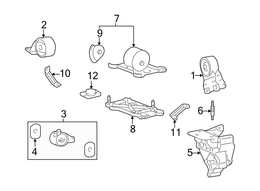 1ENGINE / TRANSAXLE. ENGINE & TRANS MOUNTING.https://images.simplepart.com/images/parts/motor/fullsize/1022230.png