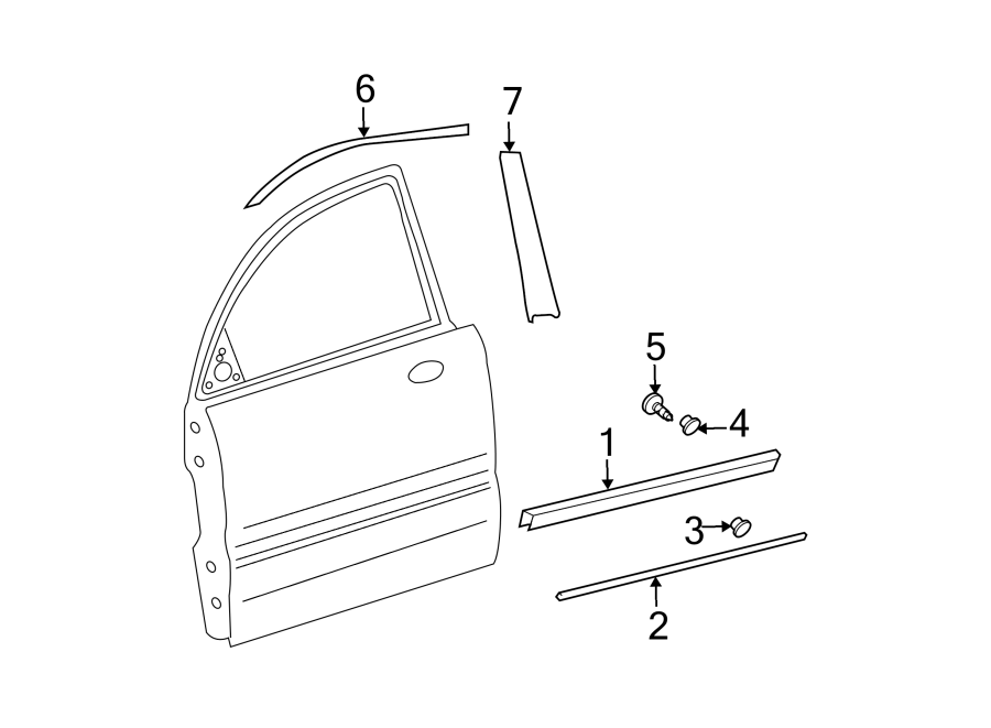 5FRONT DOOR. EXTERIOR TRIM.https://images.simplepart.com/images/parts/motor/fullsize/1022501.png