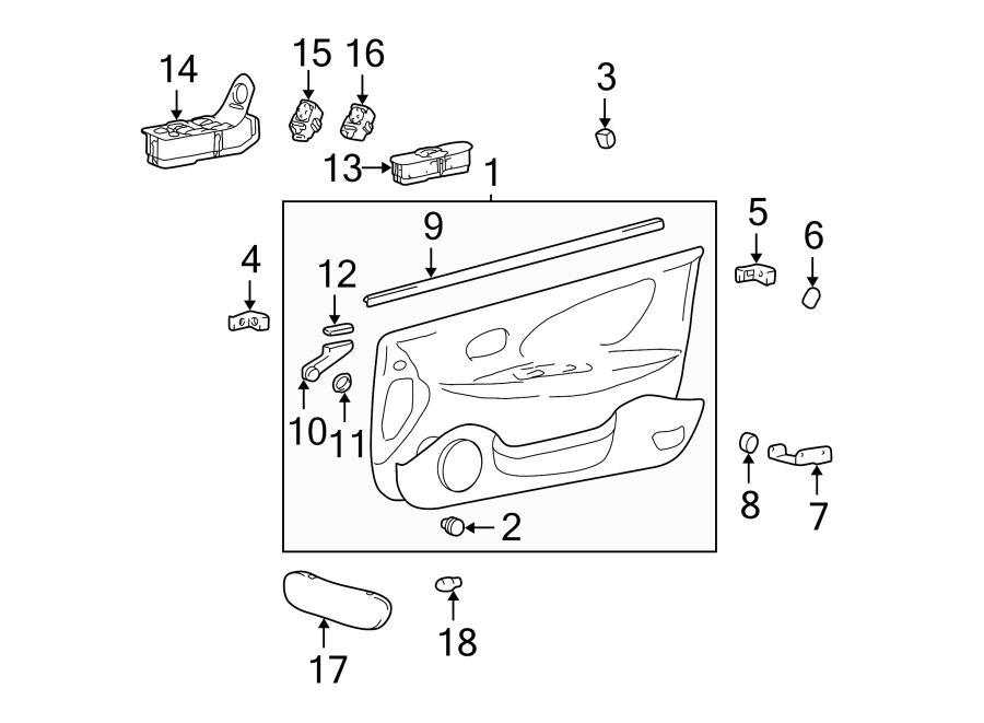 9FRONT DOOR. INTERIOR TRIM.https://images.simplepart.com/images/parts/motor/fullsize/1022525.png