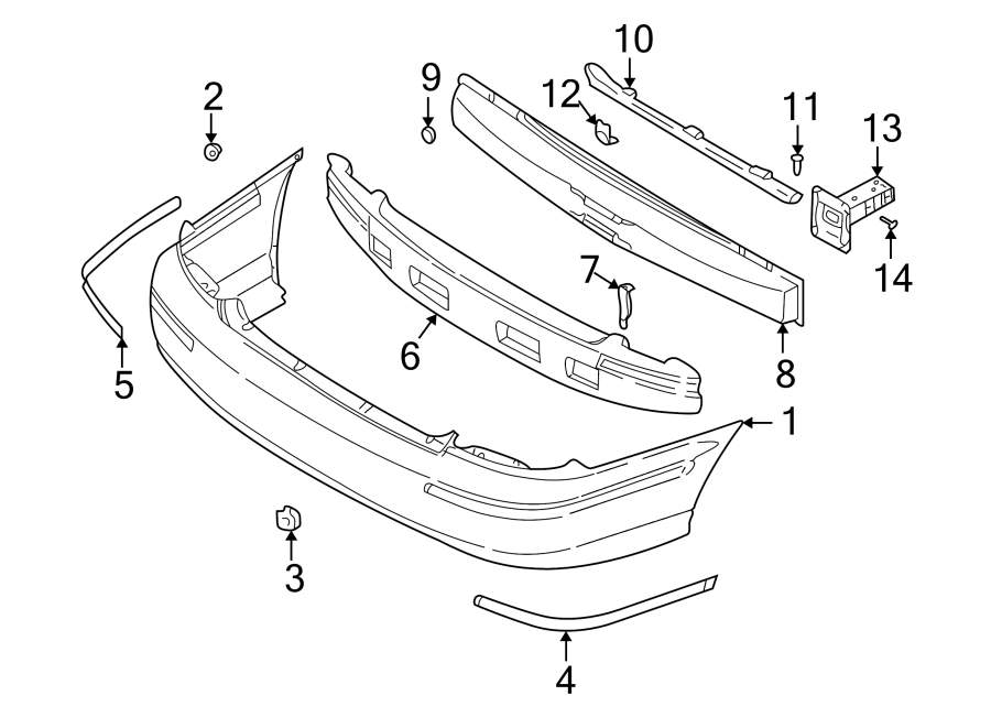 3REAR BUMPER. BUMPER & COMPONENTS.https://images.simplepart.com/images/parts/motor/fullsize/1022676.png