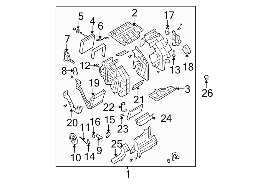 19AIR CONDITIONER & HEATER. EVAPORATOR & HEATER COMPONENTS.https://images.simplepart.com/images/parts/motor/fullsize/1023090.png