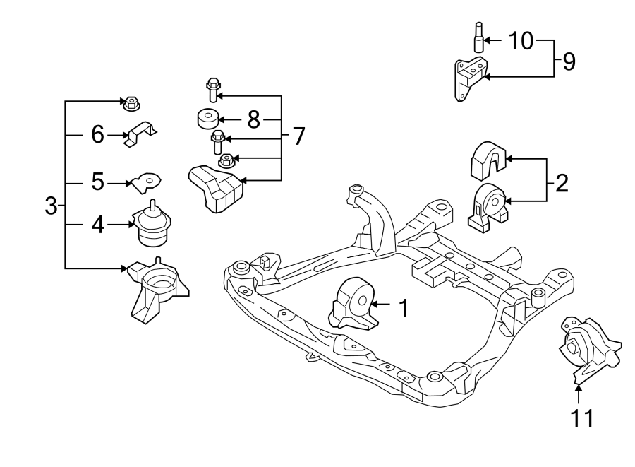 2Engine / transaxle. Engine & TRANS mounting.https://images.simplepart.com/images/parts/motor/fullsize/1023185.png