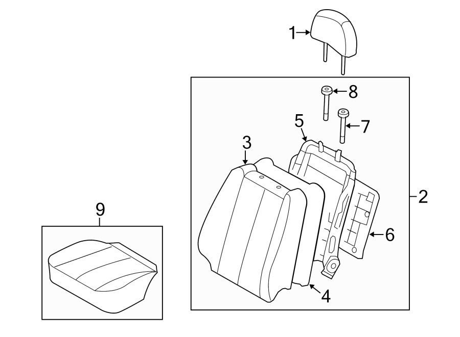 6SEATS & TRACKS. PASSENGER SEAT COMPONENTS.https://images.simplepart.com/images/parts/motor/fullsize/1023390.png