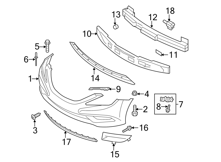 16FRONT BUMPER. BUMPER & COMPONENTS.https://images.simplepart.com/images/parts/motor/fullsize/1024010.png