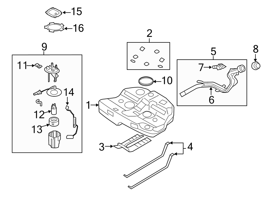 16Fuel system components.https://images.simplepart.com/images/parts/motor/fullsize/1024515.png