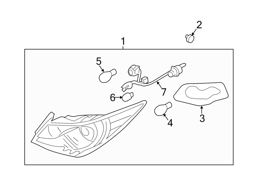 Diagram REAR LAMPS. TAIL LAMPS. for your 2014 Hyundai Sonata 2.4L Theta II - PZEV A/T Limited Sedan 
