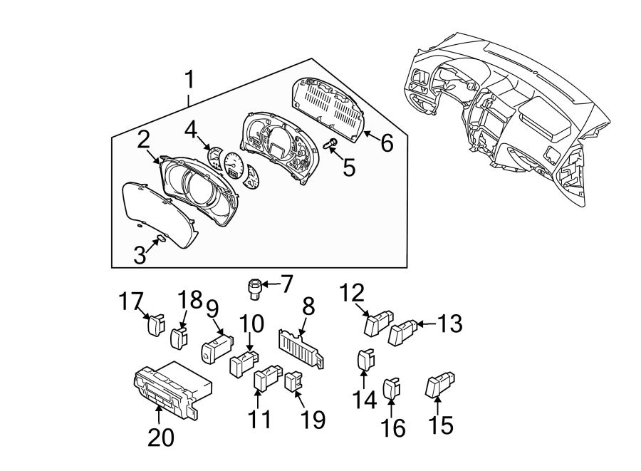 19INSTRUMENT PANEL. CLUSTER & SWITCHES.https://images.simplepart.com/images/parts/motor/fullsize/1025415.png