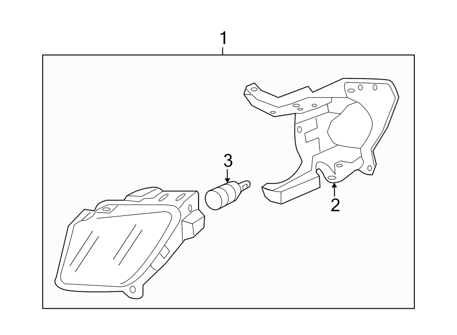 Diagram FRONT LAMPS. FOG LAMPS. for your 2012 Hyundai Tucson 2.4L A/T FWD GLS Sport Utility 