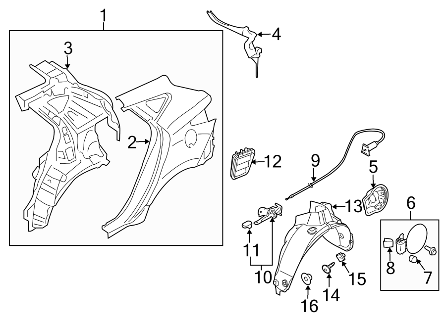 12Rear door. Quarter panel & components.https://images.simplepart.com/images/parts/motor/fullsize/1026450.png