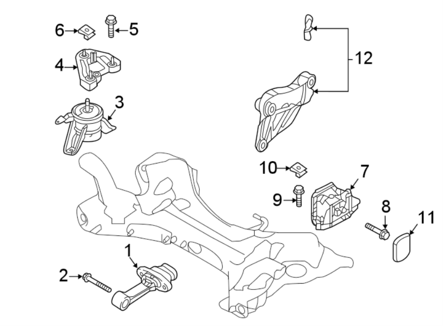 1ENGINE / TRANSAXLE. ENGINE & TRANS MOUNTING.https://images.simplepart.com/images/parts/motor/fullsize/1027291.png