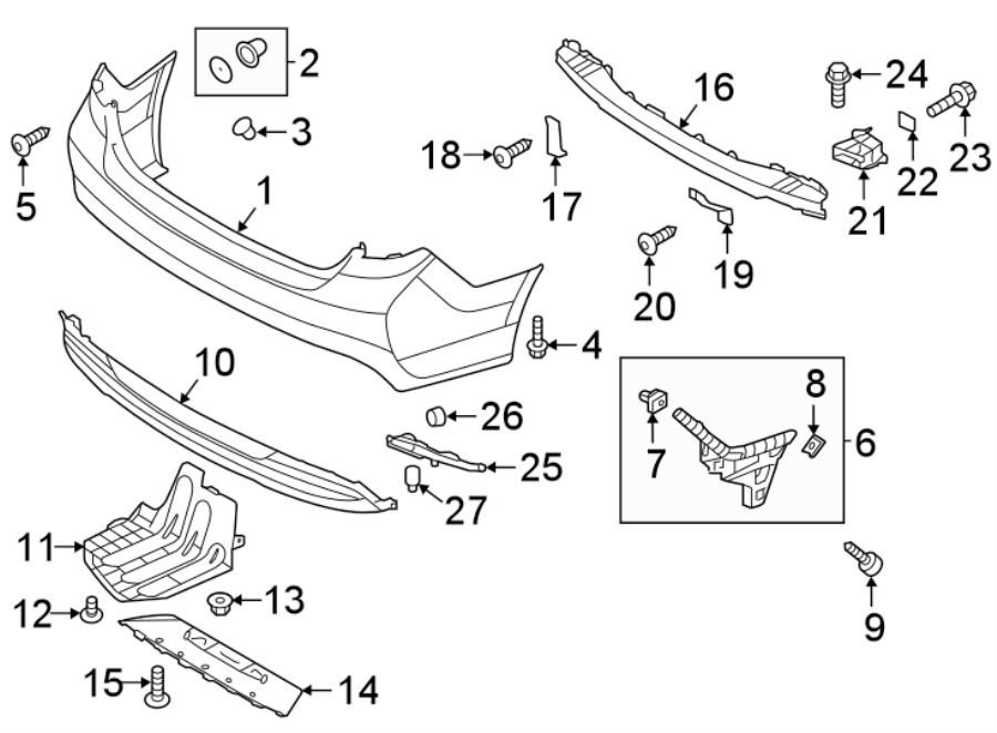 1REAR BUMPER. BUMPER & COMPONENTS.https://images.simplepart.com/images/parts/motor/fullsize/1027803.png