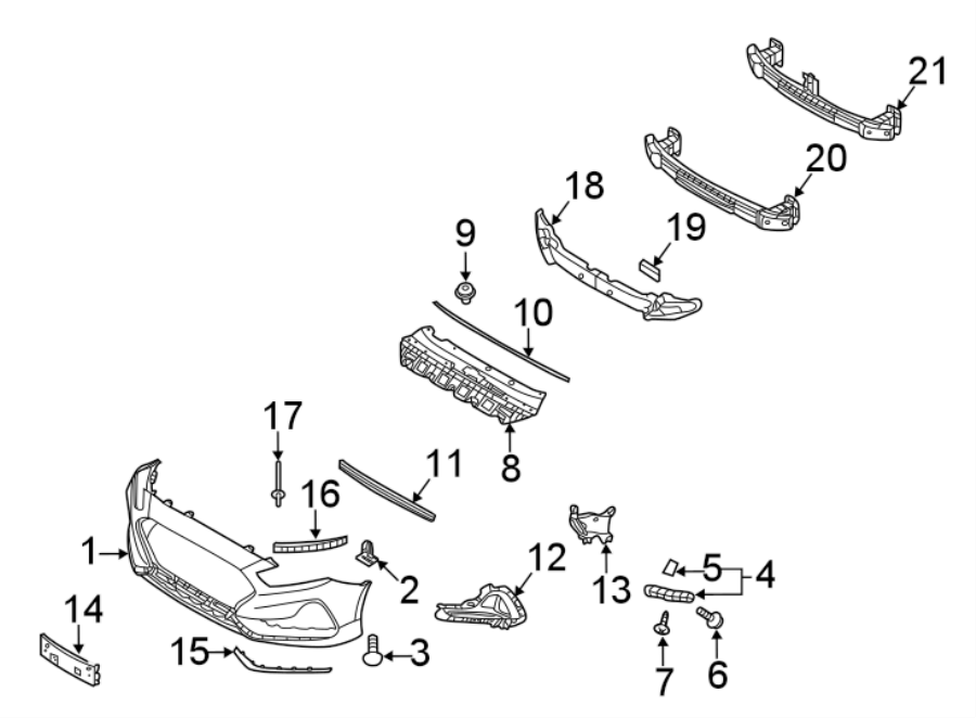 18FRONT BUMPER & GRILLE. BUMPER & COMPONENTS.https://images.simplepart.com/images/parts/motor/fullsize/1027810.png