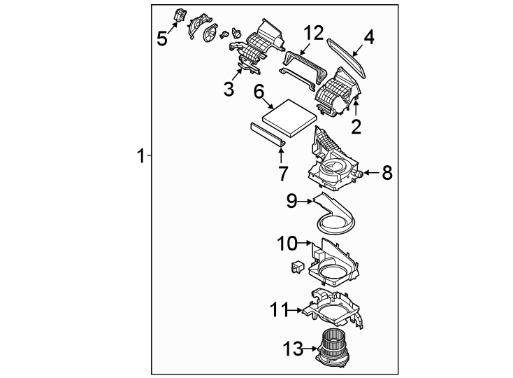 5Air conditioner & heater. Blower motor & fan.https://images.simplepart.com/images/parts/motor/fullsize/1028120.png