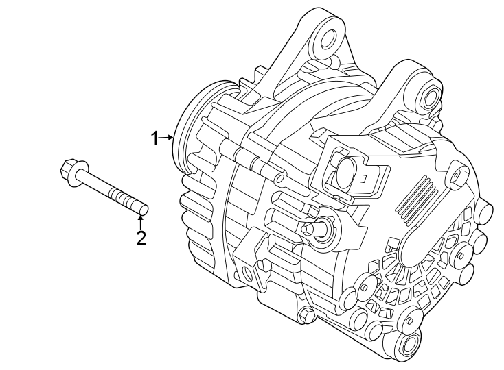Diagram Alternator. for your 2022 Hyundai Sonata  SEL Sedan 