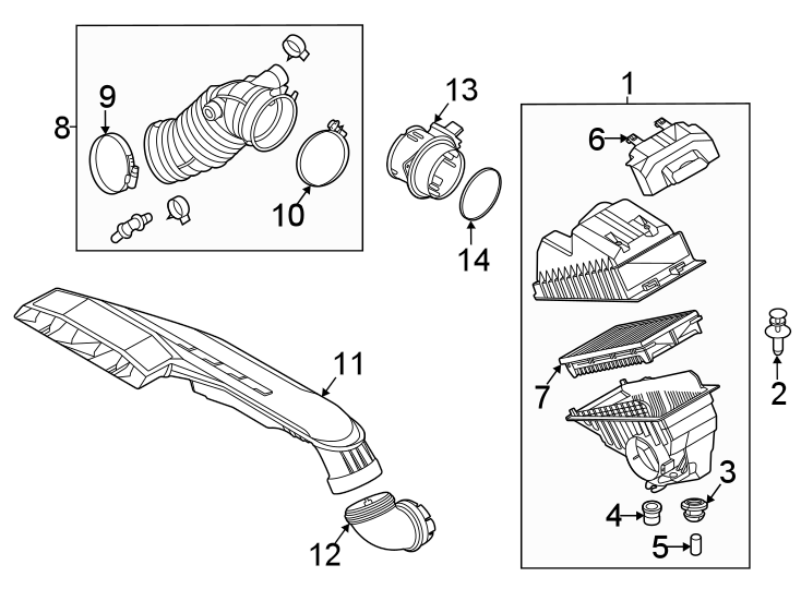 14Engine / transaxle. Air intake.https://images.simplepart.com/images/parts/motor/fullsize/1028245.png