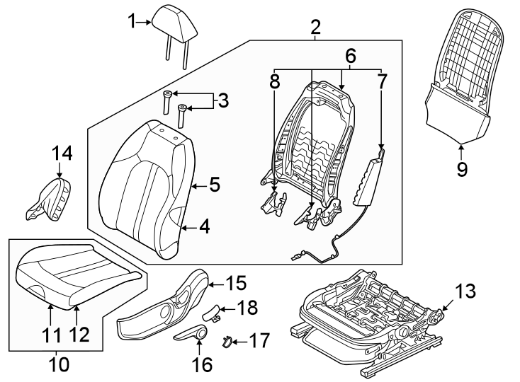 3Seats & tracks. Driver seat components.https://images.simplepart.com/images/parts/motor/fullsize/1028447.png