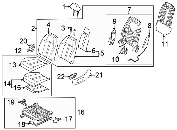 22Seats & tracks. Driver seat components.https://images.simplepart.com/images/parts/motor/fullsize/1028450.png