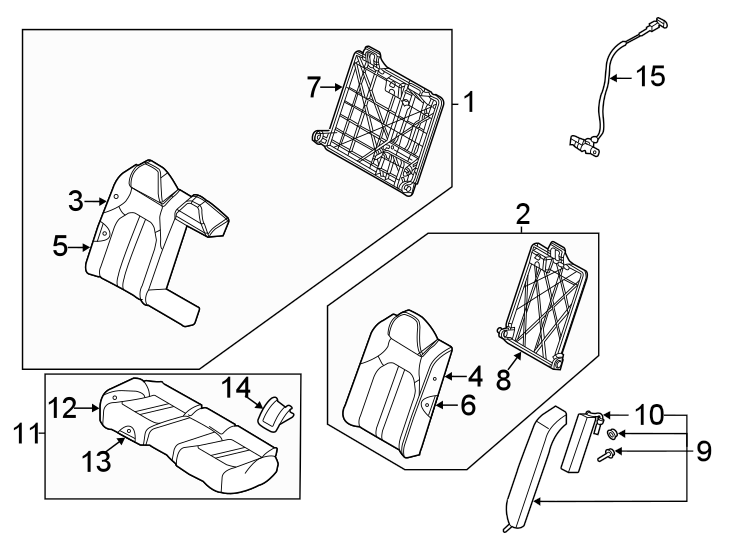 15Seats & tracks. Rear seat components.https://images.simplepart.com/images/parts/motor/fullsize/1028462.png