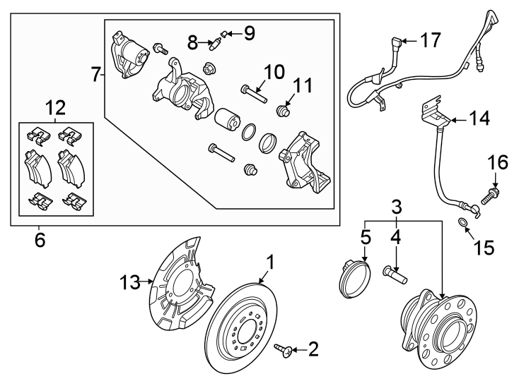 3Rear suspension. Brake components.https://images.simplepart.com/images/parts/motor/fullsize/1028617.png