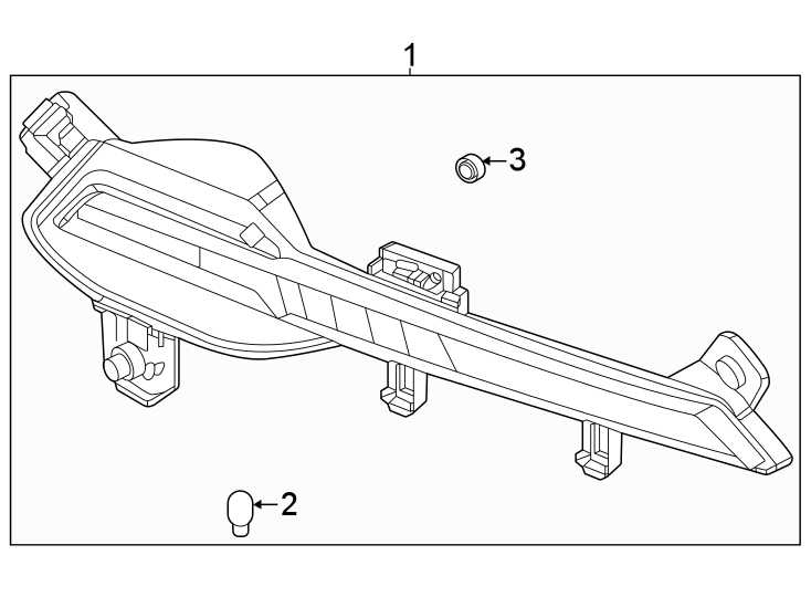 Diagram Rear lamps. Backup lamps. for your 2023 Hyundai Sonata  SE Sedan 