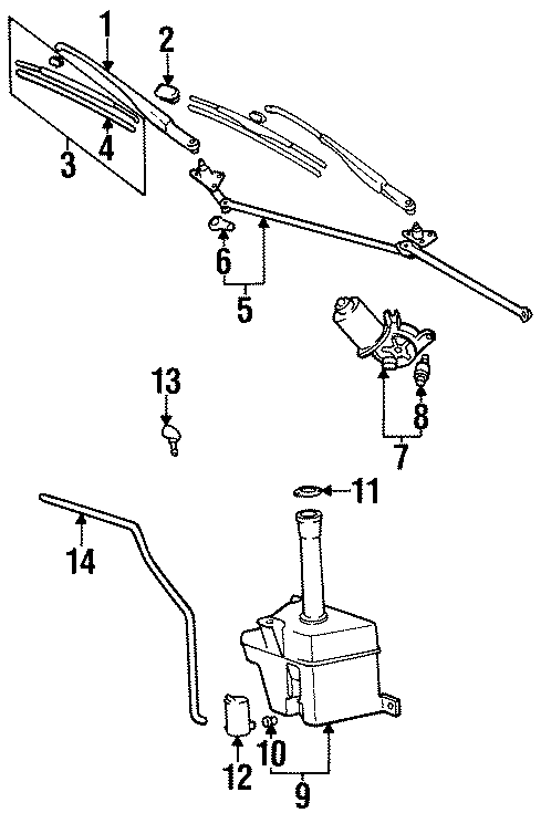 2024 Hyundai Santa Cruz Windshield Wiper Linkage - 9820029000 | Norm ...