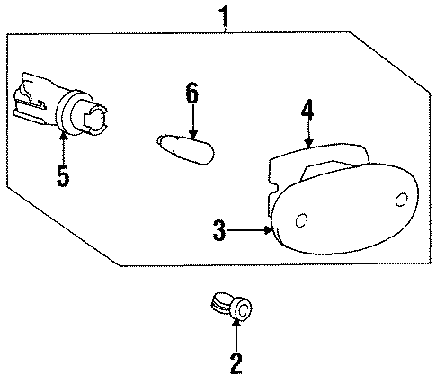Diagram REAR LAMPS. SIDE MARKER LAMPS. for your 2006 Hyundai Elantra   