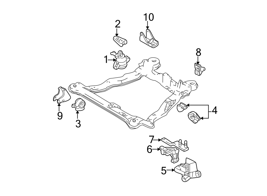 6Engine / transaxle. Engine & TRANS mounting.https://images.simplepart.com/images/parts/motor/fullsize/1033187.png