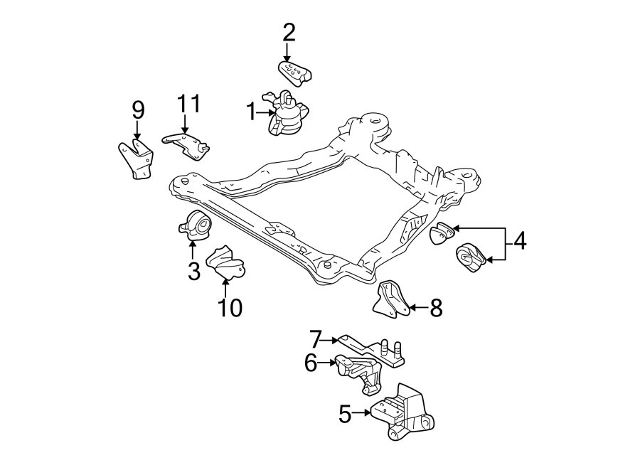 4Engine / transaxle. Engine & TRANS mounting.https://images.simplepart.com/images/parts/motor/fullsize/1033190.png