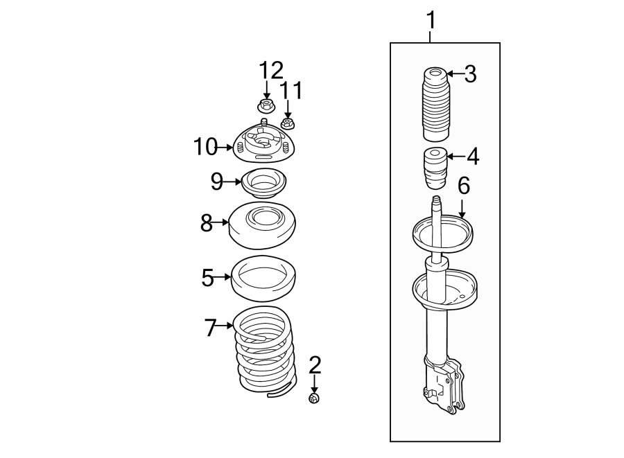 12FRONT SUSPENSION. STRUTS & COMPONENTS.https://images.simplepart.com/images/parts/motor/fullsize/1033265.png