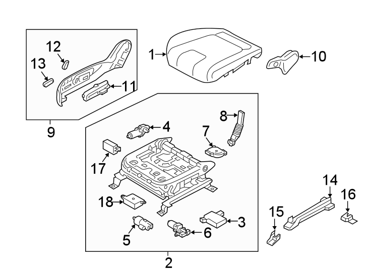 11SEATS & TRACKS. PASSENGER SEAT COMPONENTS.https://images.simplepart.com/images/parts/motor/fullsize/1035380.png