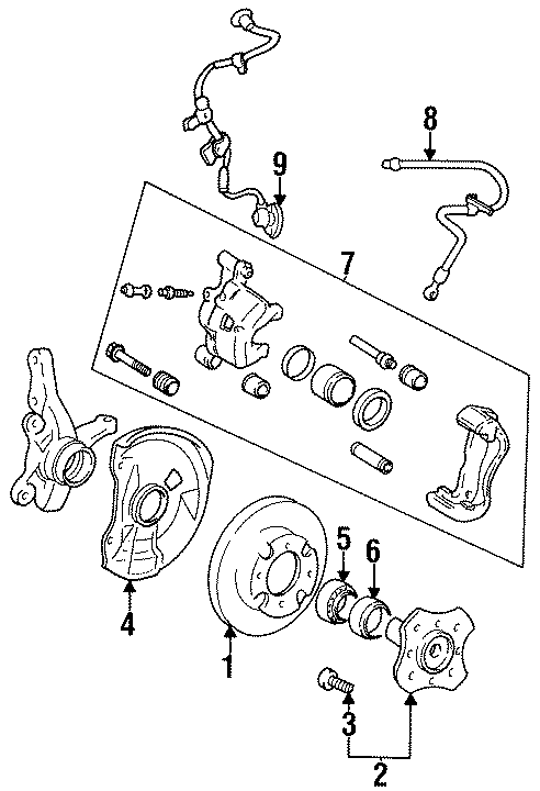 8FRONT SUSPENSION. BRAKE COMPONENTS.https://images.simplepart.com/images/parts/motor/fullsize/1040135.png