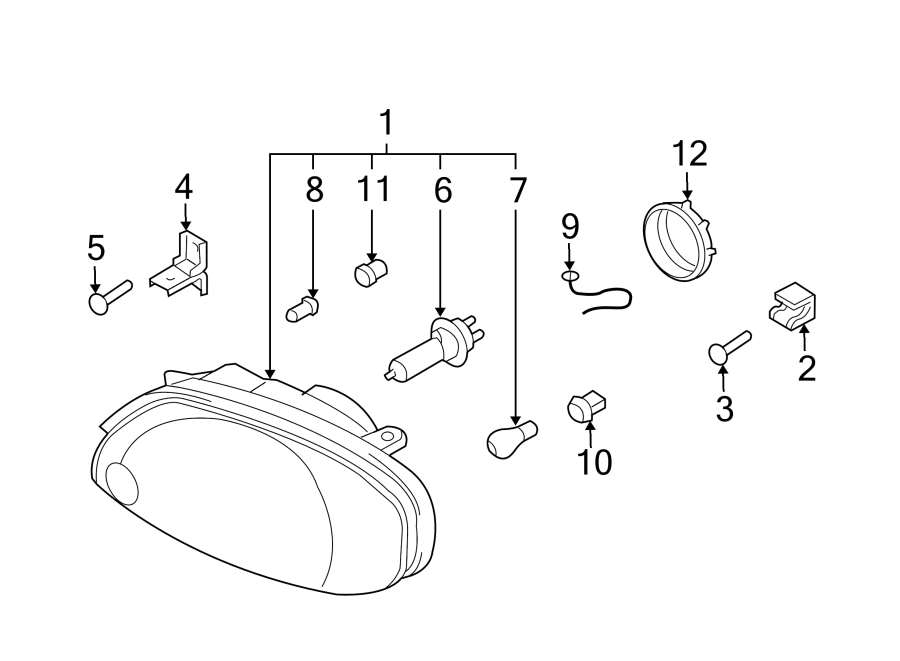 5FRONT LAMPS. HEADLAMP COMPONENTS.https://images.simplepart.com/images/parts/motor/fullsize/1041022.png