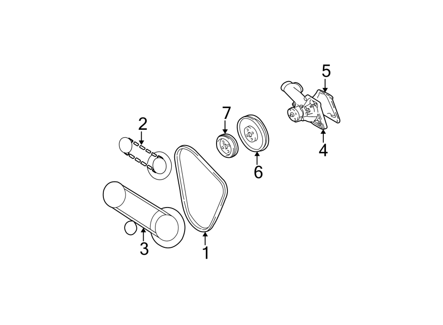 1Rear door. Belts & pulleys. Water pump.https://images.simplepart.com/images/parts/motor/fullsize/1041060.png