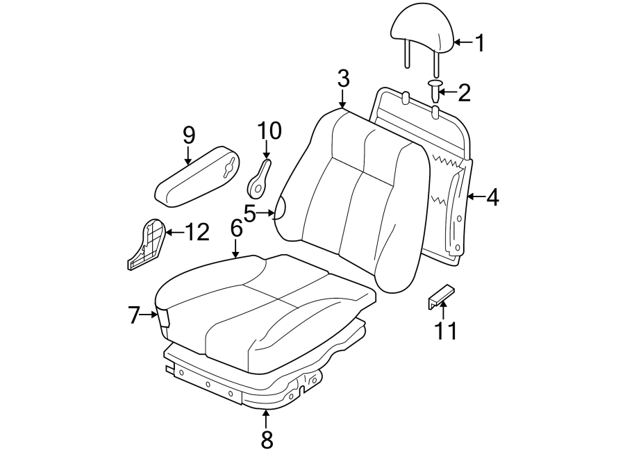 3SEATS & TRACKS. FRONT SEAT COMPONENTS.https://images.simplepart.com/images/parts/motor/fullsize/1041420.png