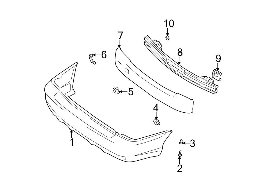 2REAR BUMPER. BUMPER & COMPONENTS.https://images.simplepart.com/images/parts/motor/fullsize/1041890.png