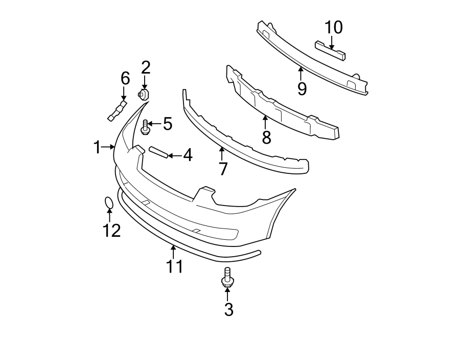 2FRONT BUMPER. BUMPER & COMPONENTS.https://images.simplepart.com/images/parts/motor/fullsize/1042010.png