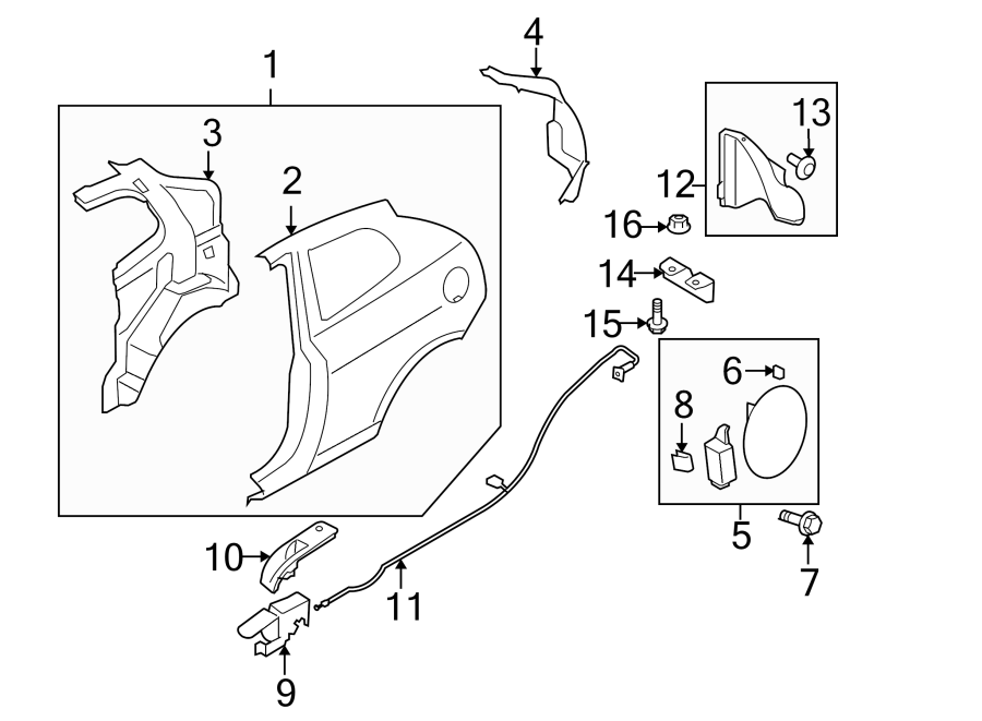 2Exterior trim. Quarter panel & components.https://images.simplepart.com/images/parts/motor/fullsize/1042401.png