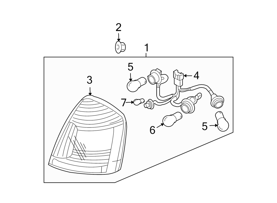 Diagram REAR LAMPS. TAIL LAMPS. for your 2007 Hyundai Accent   