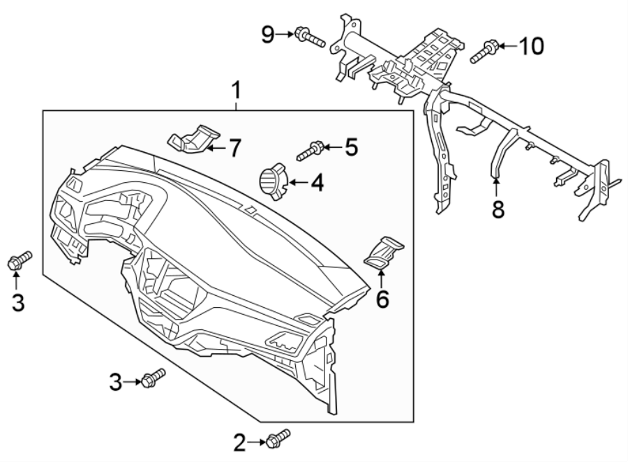 Diagram INSTRUMENT PANEL. for your 2014 Hyundai Elantra Coupe   