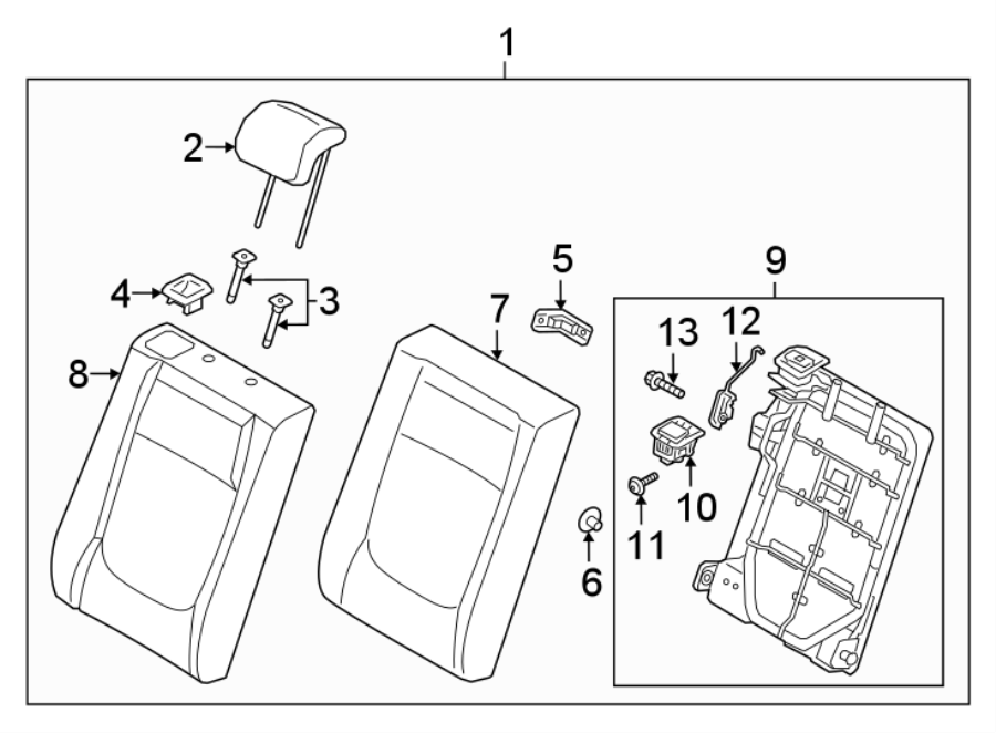 13SEATS & TRACKS. REAR SEAT COMPONENTS.https://images.simplepart.com/images/parts/motor/fullsize/1045345.png