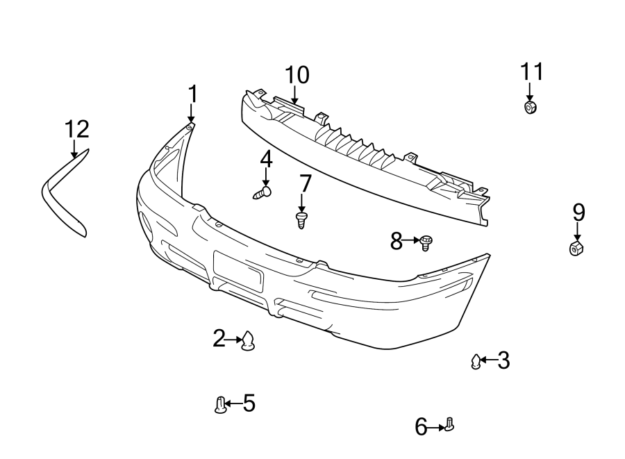 9FRONT BUMPER. BUMPER & COMPONENTS.https://images.simplepart.com/images/parts/motor/fullsize/1050010.png