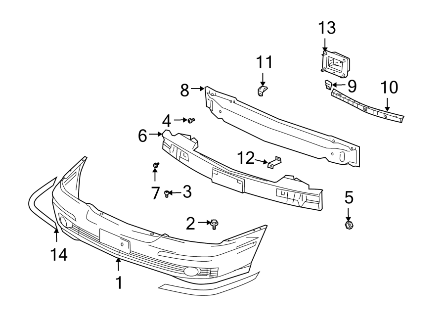 5FRONT BUMPER. BUMPER & COMPONENTS.https://images.simplepart.com/images/parts/motor/fullsize/1050011.png