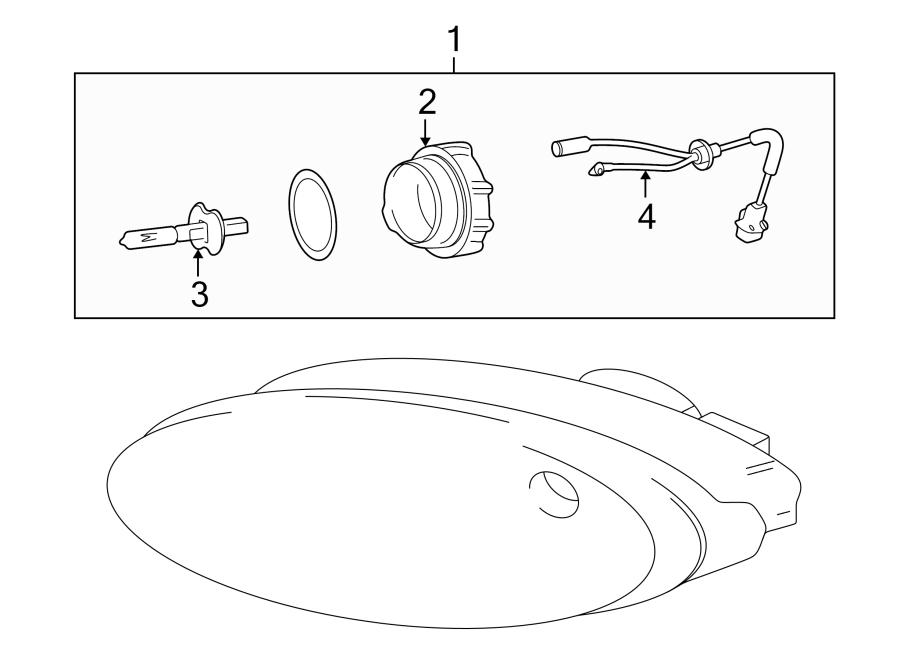 Diagram FRONT LAMPS. FOG LAMPS. for your 2012 Hyundai Tucson 2.4L A/T AWD GLS Sport Utility 