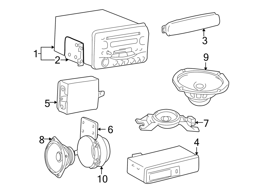 Diagram INSTRUMENT PANEL. SOUND SYSTEM. for your 2006 Hyundai Sonata   