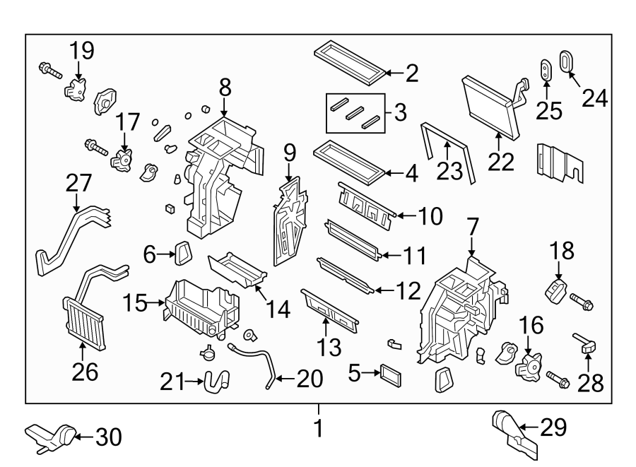 28AIR CONDITIONER & HEATER. EVAPORATOR & HEATER COMPONENTS.https://images.simplepart.com/images/parts/motor/fullsize/1052060.png