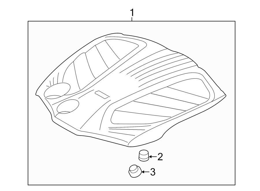 Diagram ENGINE / TRANSAXLE. ENGINE APPEARANCE COVER. for your 2019 Hyundai Tucson  Ultimate Sport Utility 