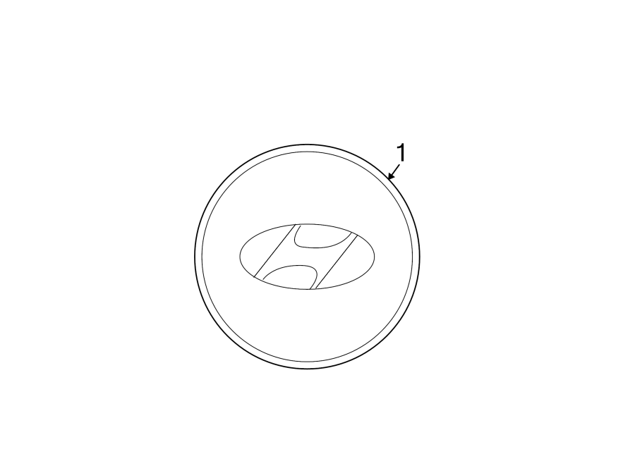 Diagram WHEELS. COVERS & TRIM. for your 2022 Hyundai Elantra   