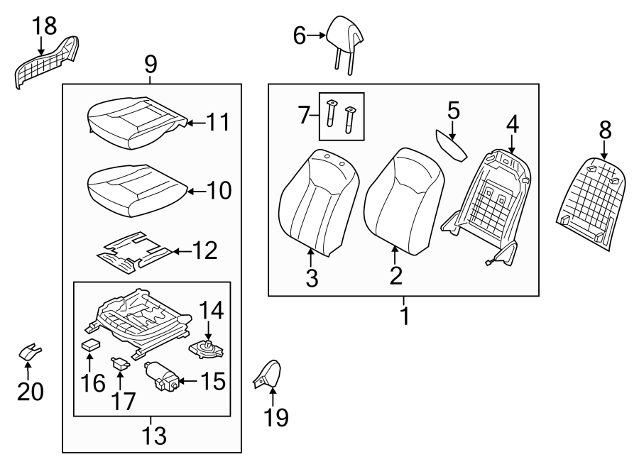 1SEATS & TRACKS. PASSENGER SEAT COMPONENTS.https://images.simplepart.com/images/parts/motor/fullsize/1052295.png