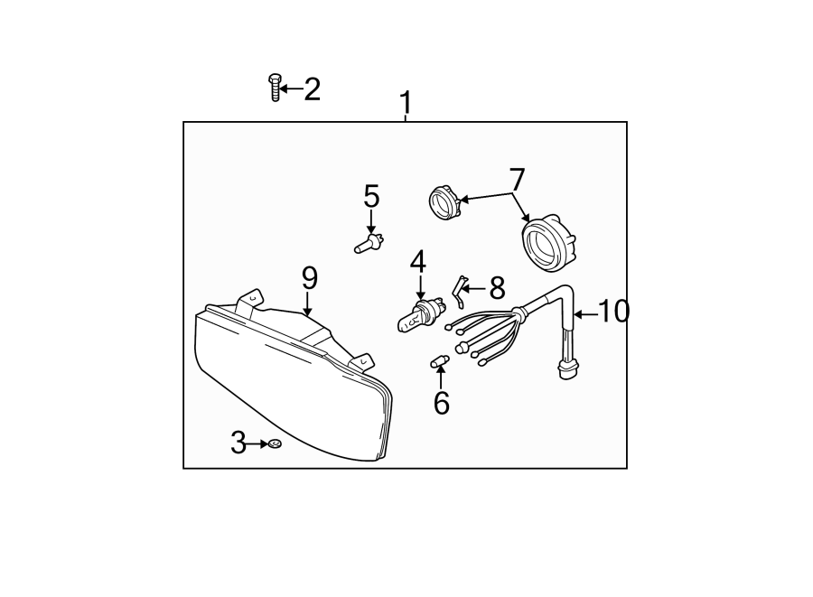 2FRONT LAMPS. HEADLAMP COMPONENTS.https://images.simplepart.com/images/parts/motor/fullsize/1055015.png