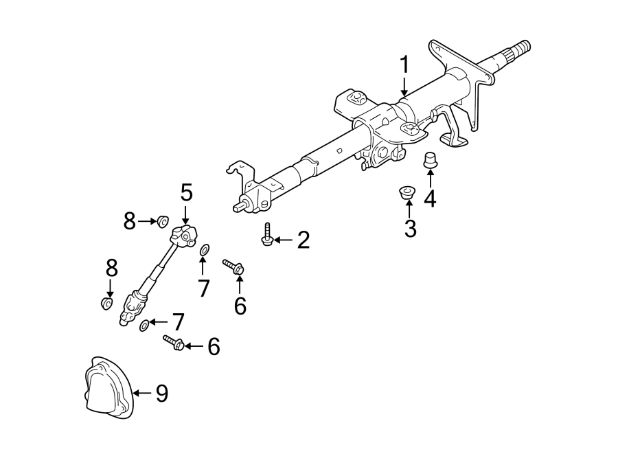 3STEERING COLUMN ASSEMBLY.https://images.simplepart.com/images/parts/motor/fullsize/1055215.png